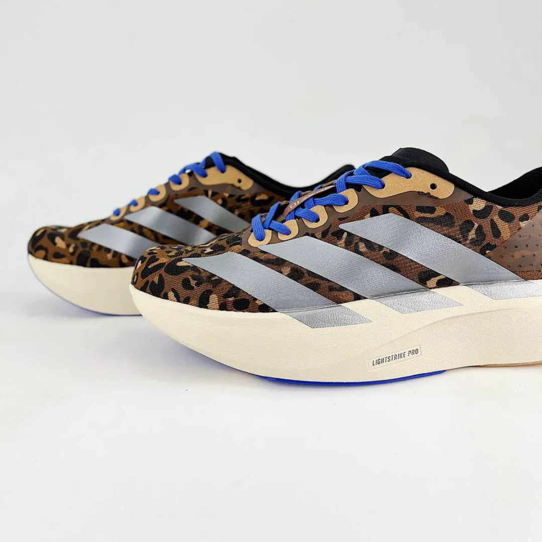 Adidas Adizero EVO SL Marrom Cinza Metálico Azul Lúcido