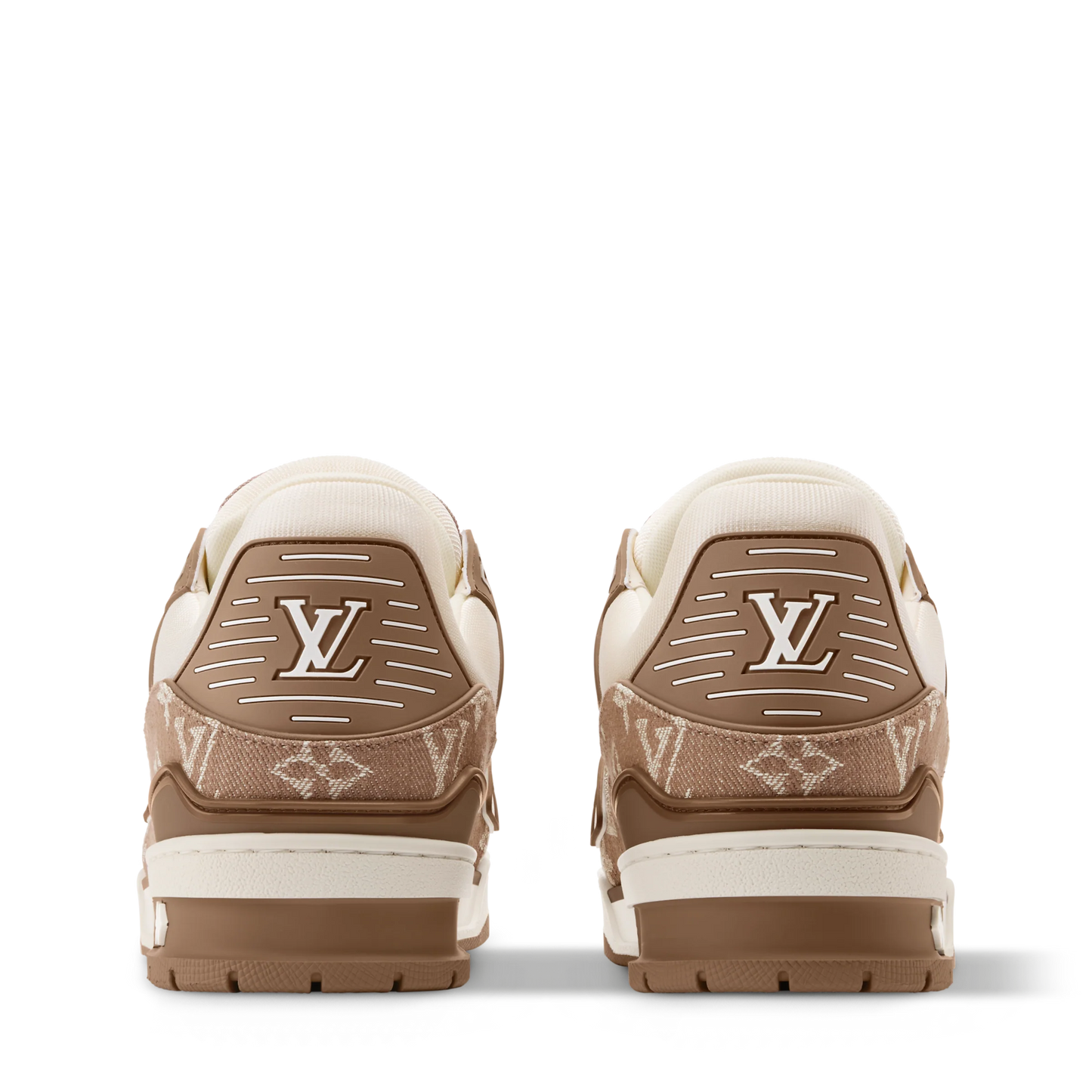 Louis Vuitton LV Trainer Sneaker Monogram Brown Denim