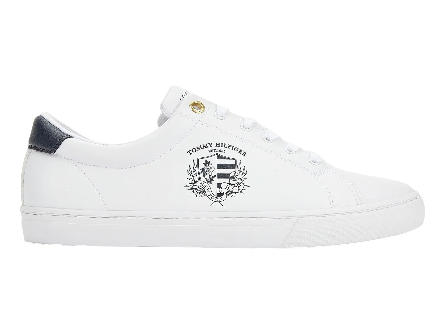 Tenis Tommy Hilfiger TH Crest Blancos para Mujer