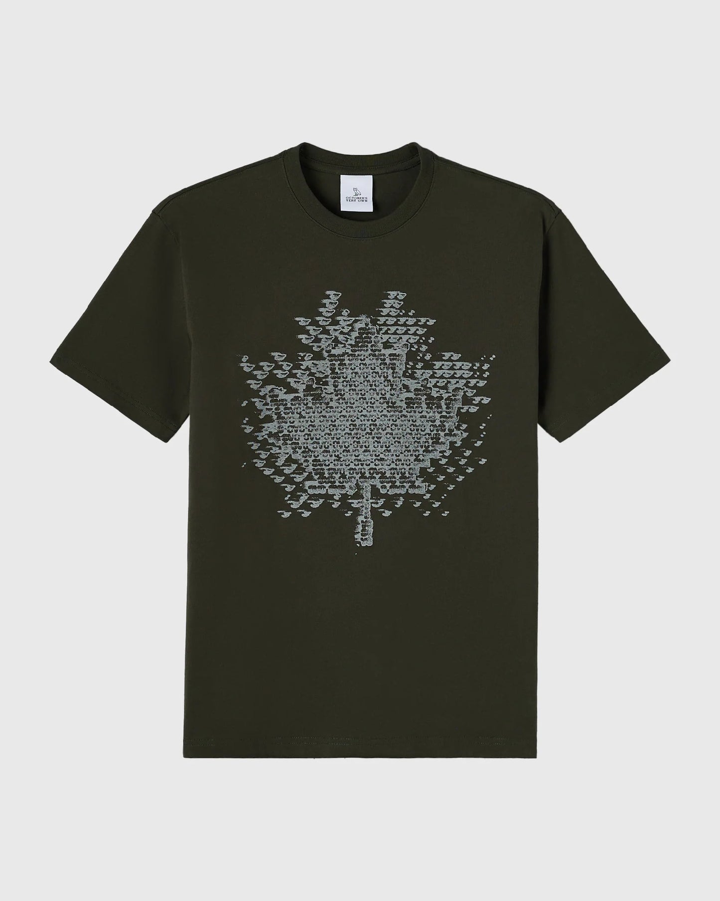 Digi Leaf Tee Black Resin