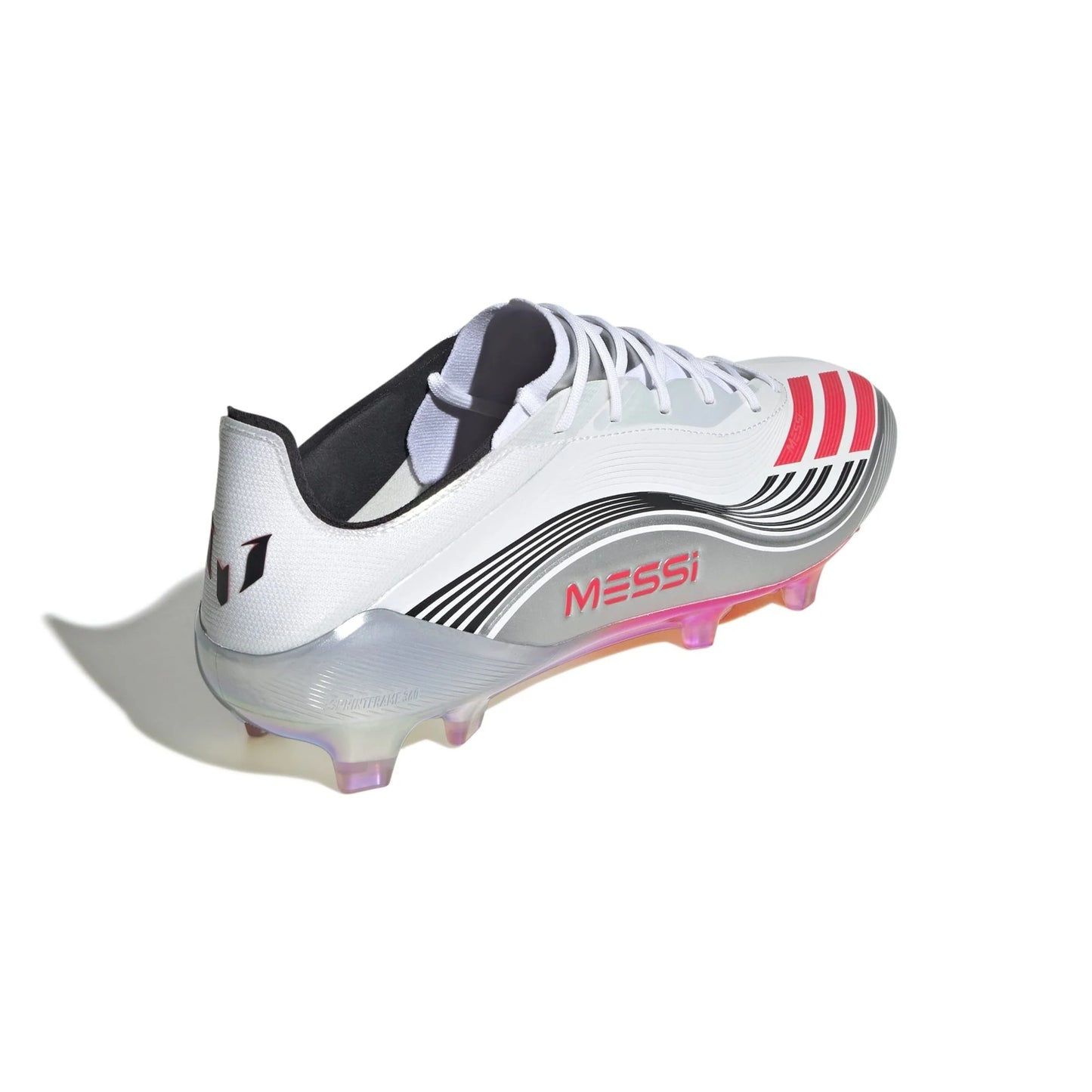 adidas F50 Messi Elite Firm Ground Soccer Cleats White Red