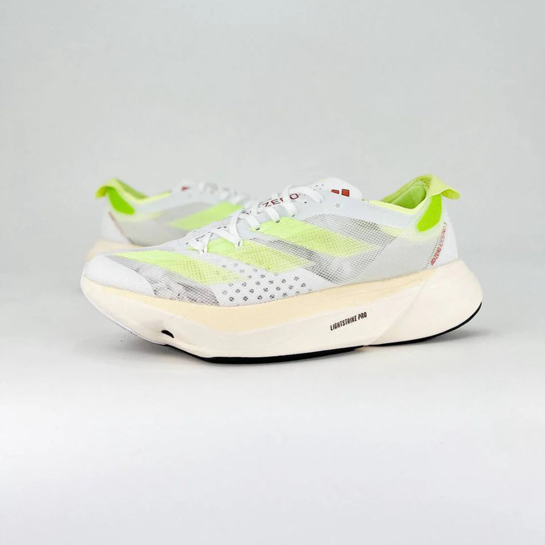 Adidas Adizero Adios Pro 3 Branco Verde Neon