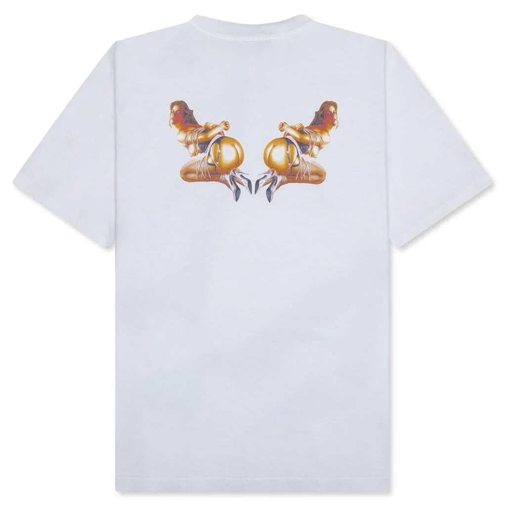 Saint M6 x Sorayama Ladies S S Tee White