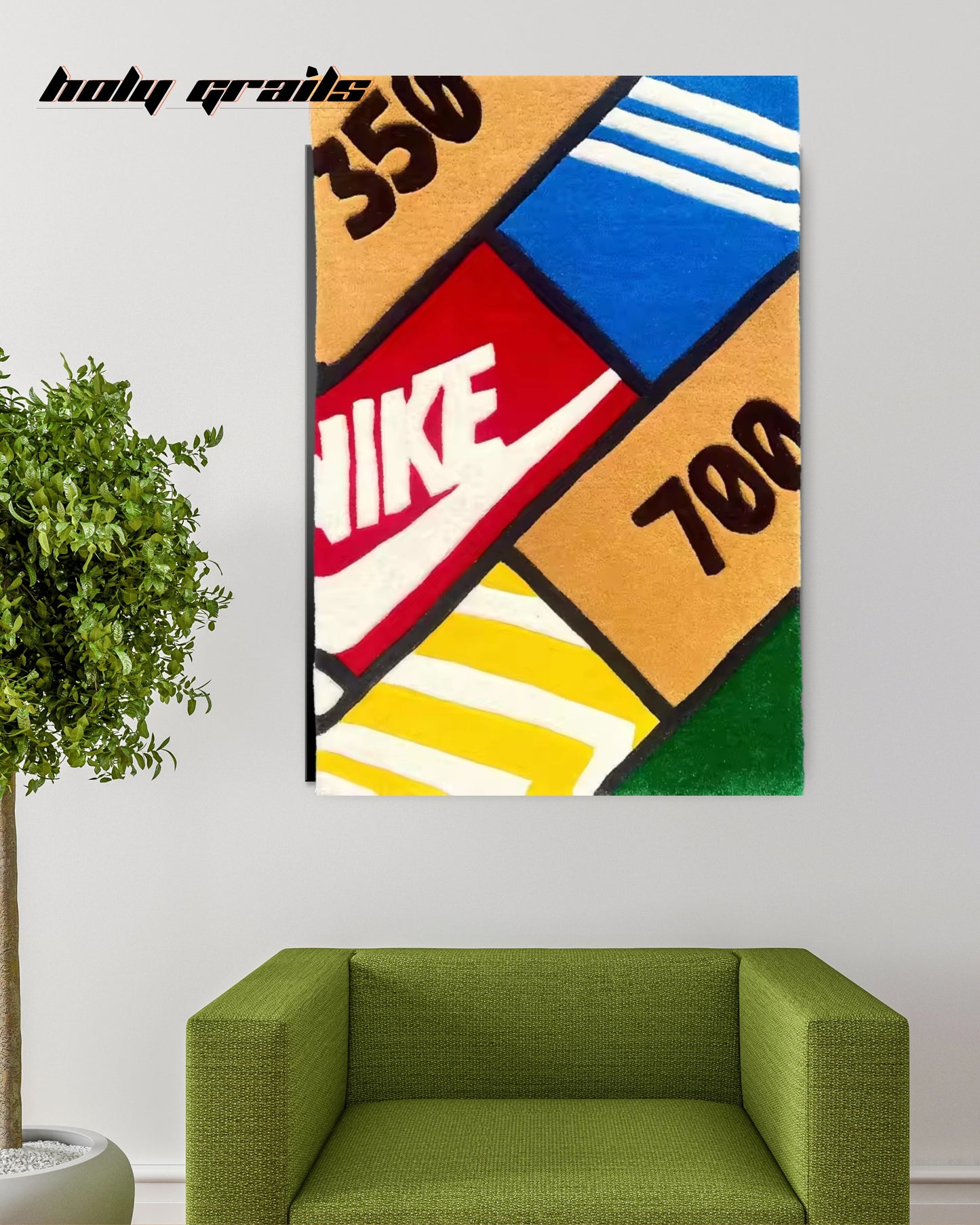 Sneaker Stack Hand Tufted Rug
