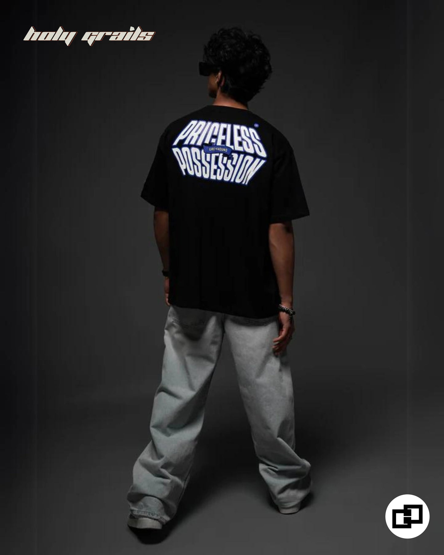 Priceless Possession Black Tee HG x Grey Hound Clothing