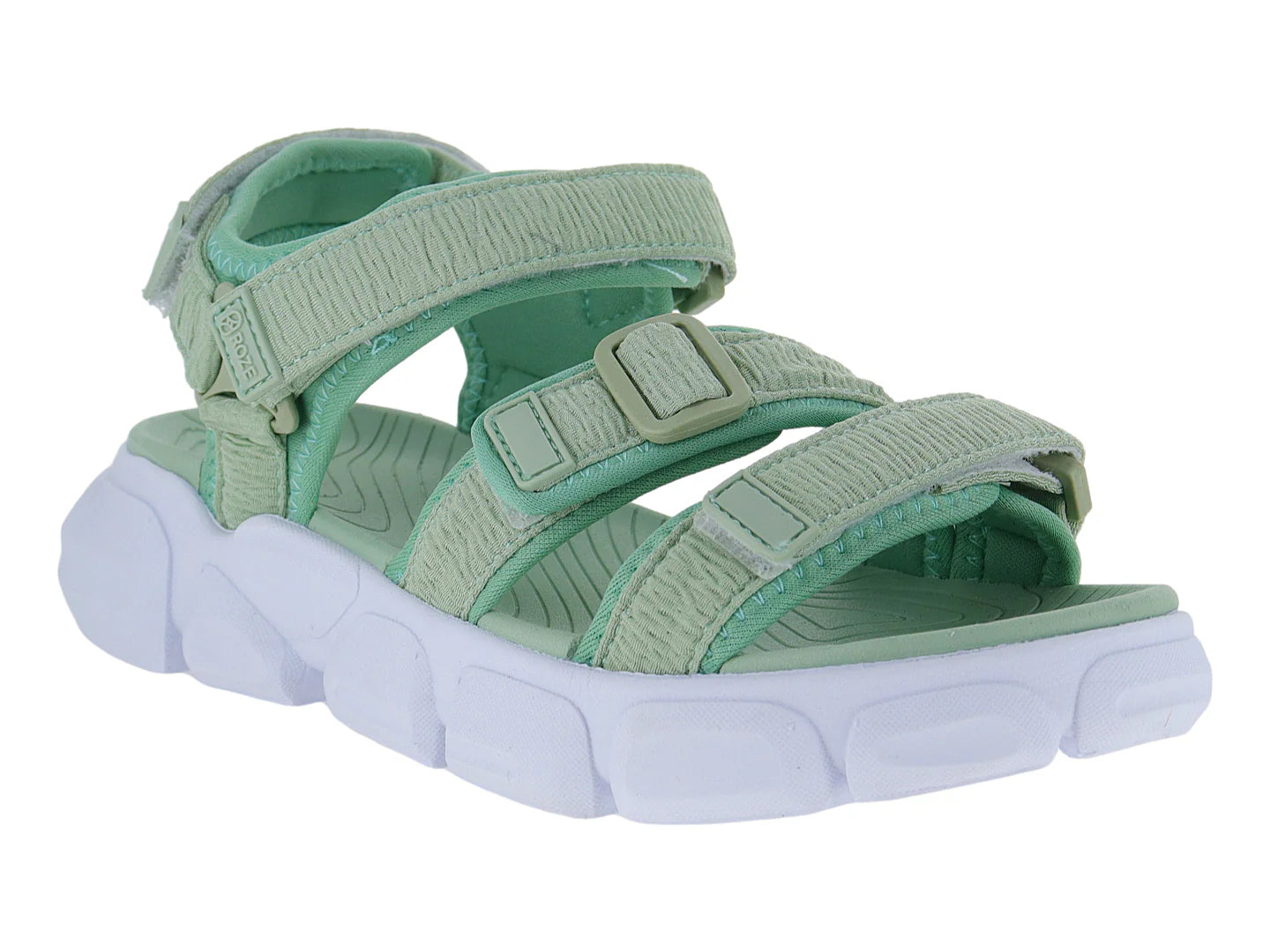 Sandalias Gladiador Roze Verde Claro para Mujer