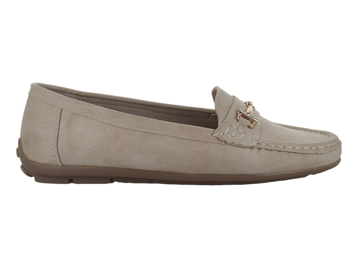 Mocasines Comfort Fit Beige para Mujer