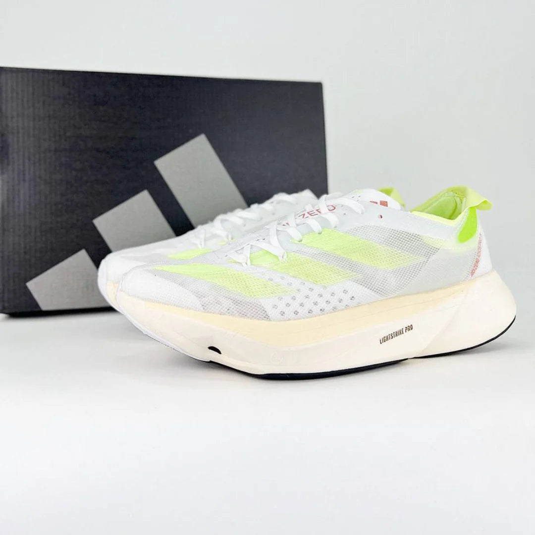 Adidas Adizero Adios Pro 3 Branco Verde Neon