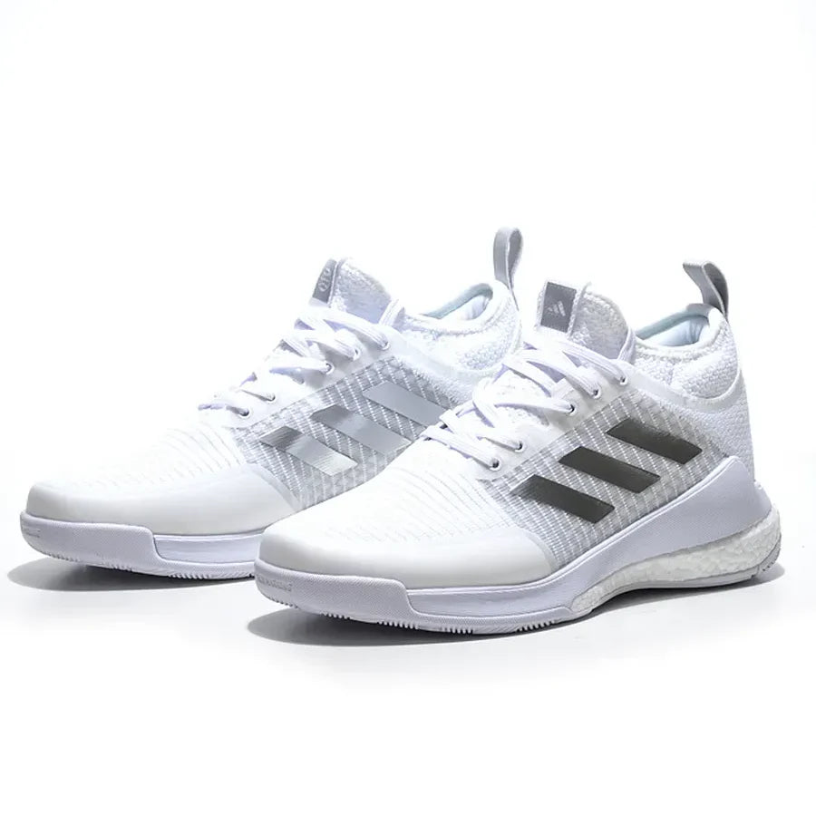 Tênis Adidas Crazyflight Mid Branco Prata