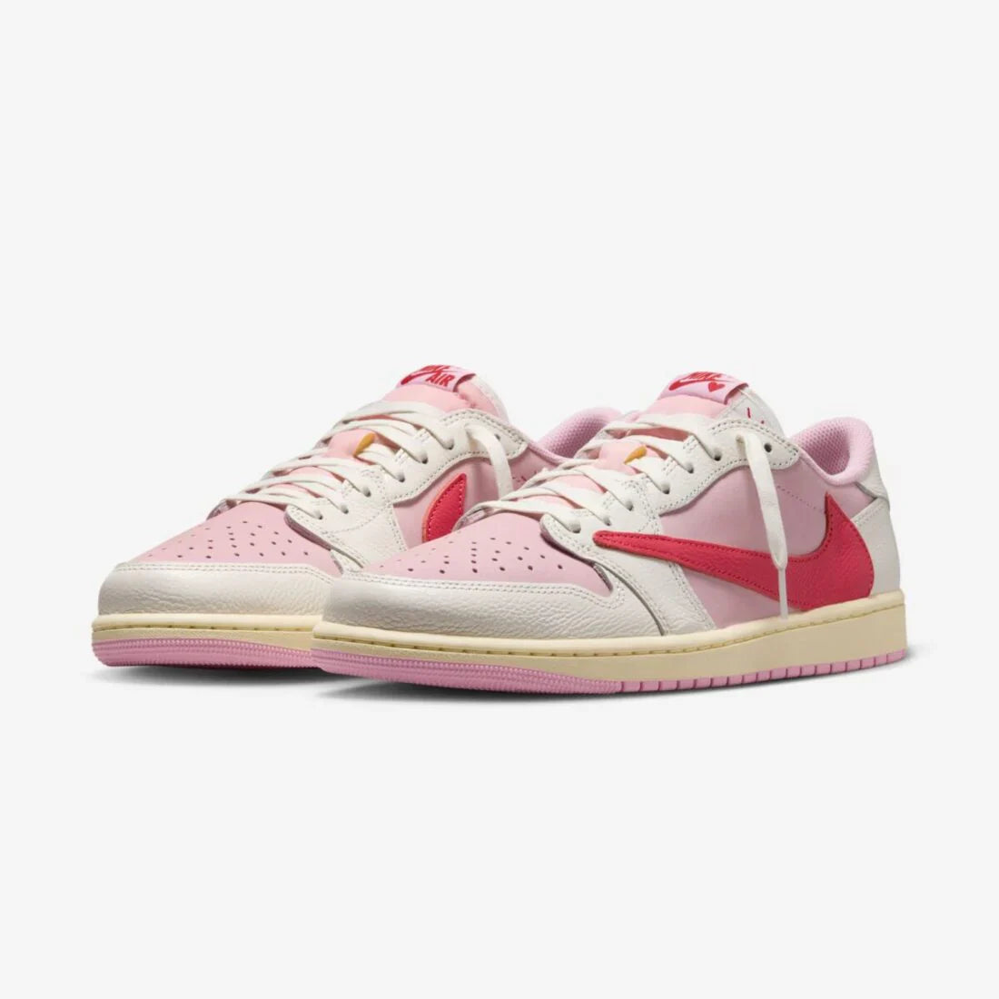 Air Jordan 1 Retro Low OG SP Travis Scott Sail Tropical Pink