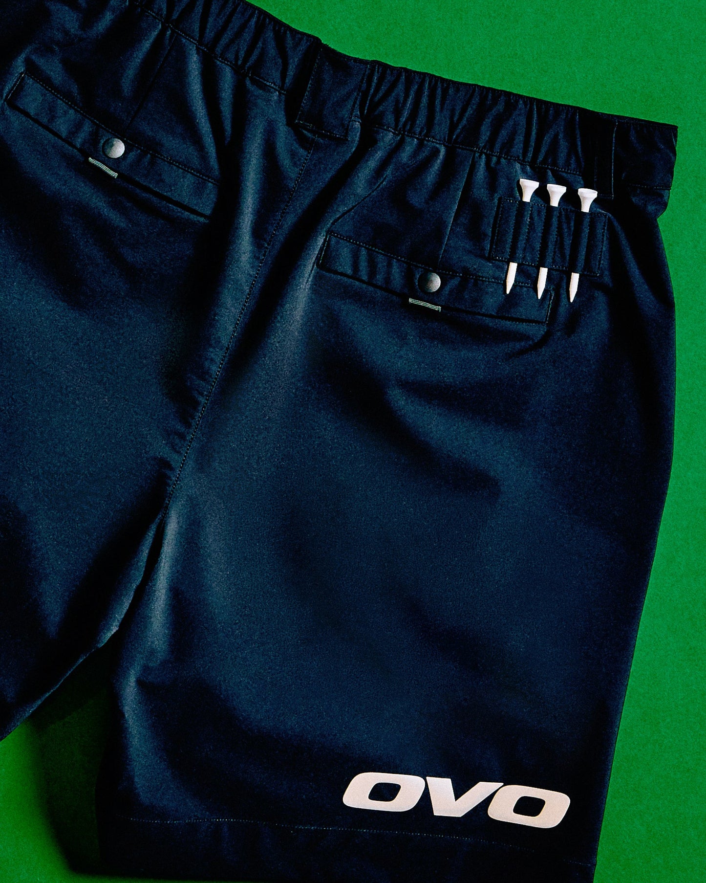 OVO Golf Stretch Nylon Short Black