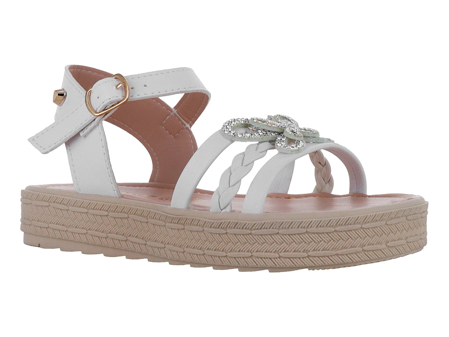 Sandalias Miroslava Blanco para Niña
