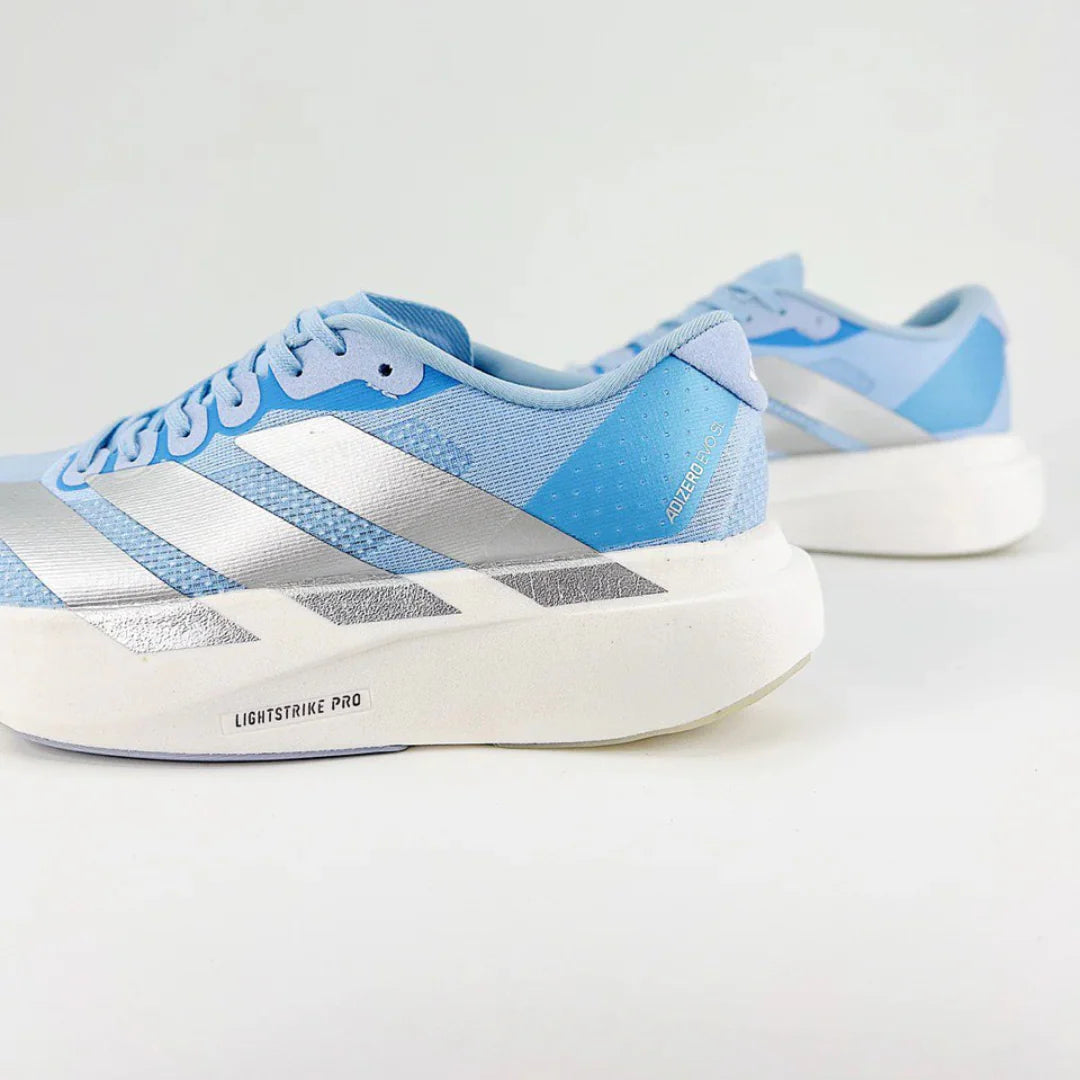 Tênis Adidas Adizero Evo SL Azul Claro Prata