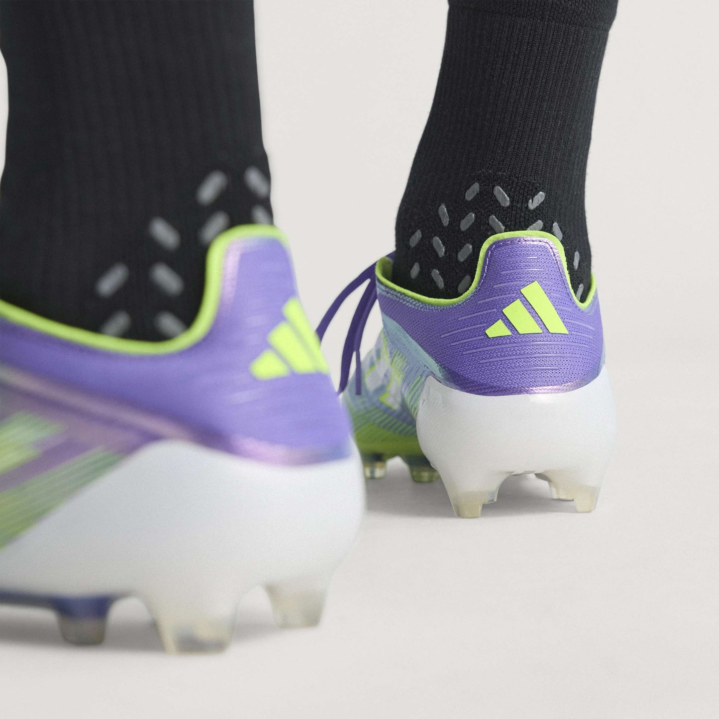adidas F50 Elite Firm Ground Soccer Cleats Purple White Lemon