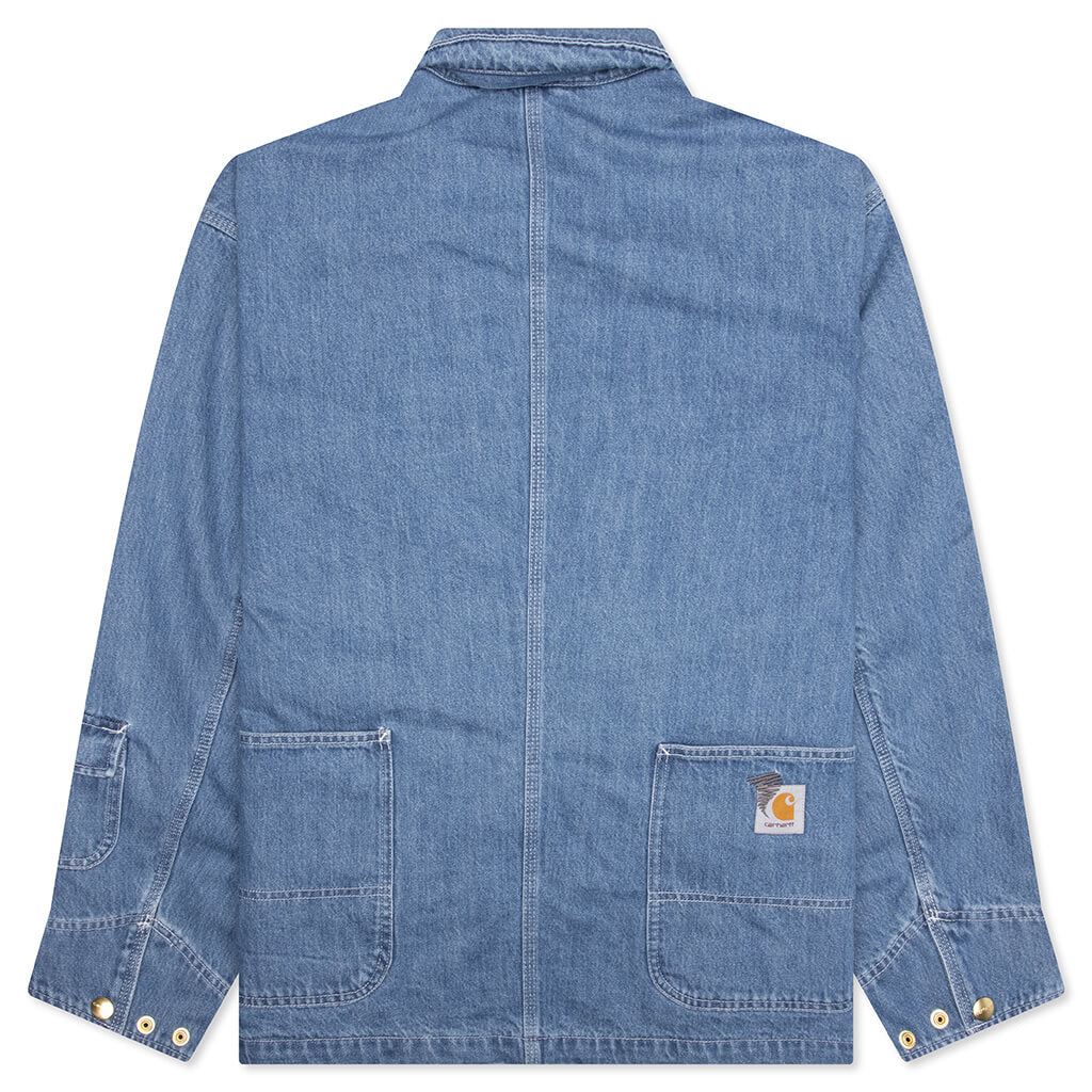 Carhartt WIP x Invincible Denim Chore Coat Max Blue