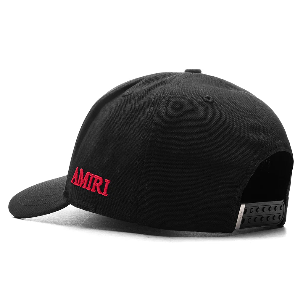 MA Quad Canvas Hat Black Red