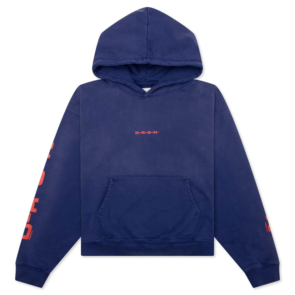 Origins Bleached Hoodie Bleached Blue