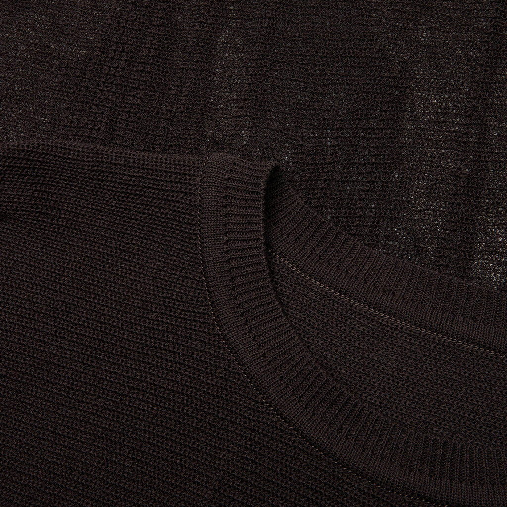 Brush Close Up Knit Brown