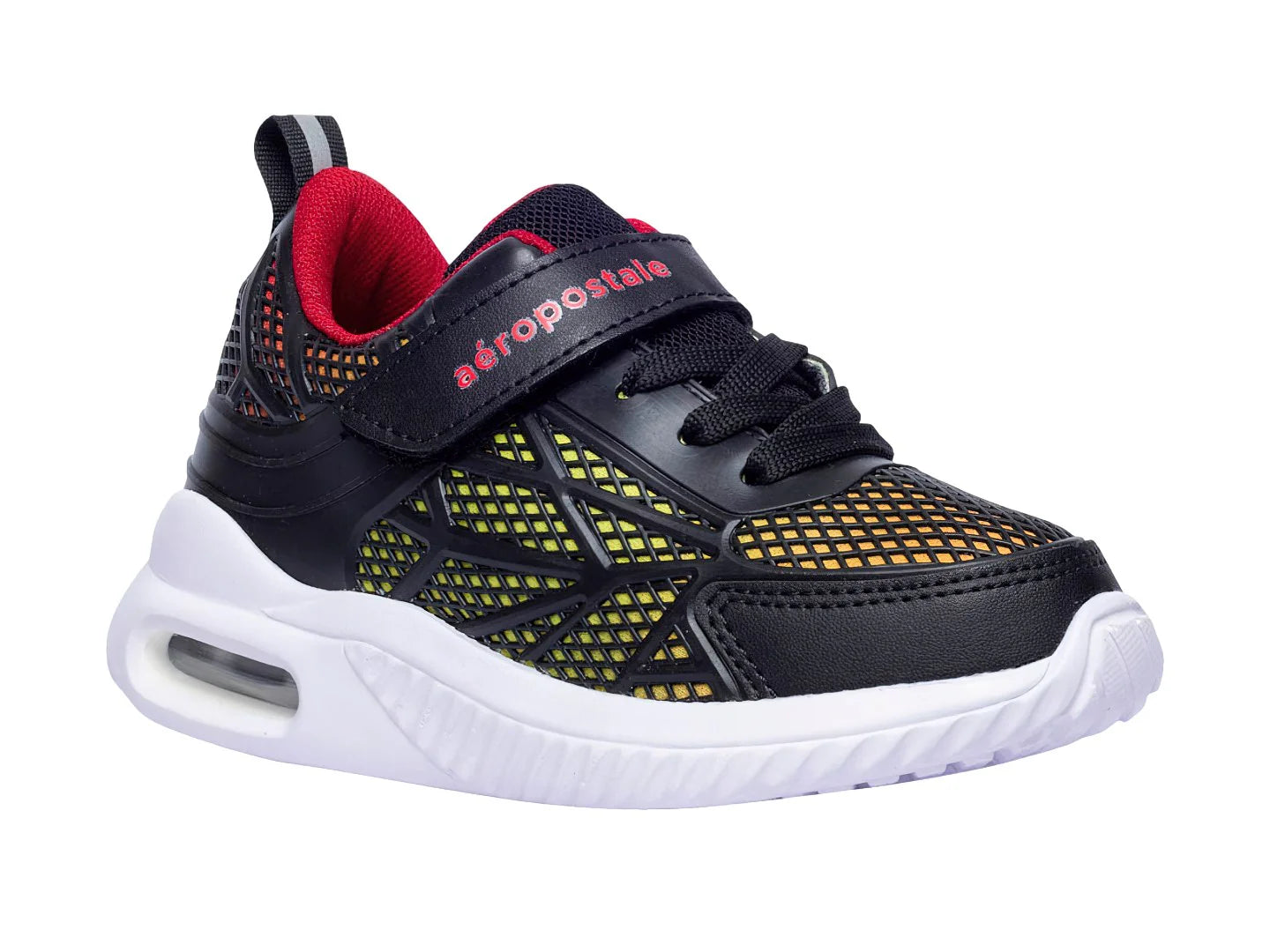 Tenis Aeropostale Sinclair Negro y Rojo para Niño