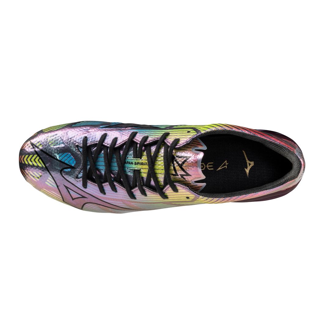 Mizuno Alpha II Japan FG Firm Ground Black Iridescent