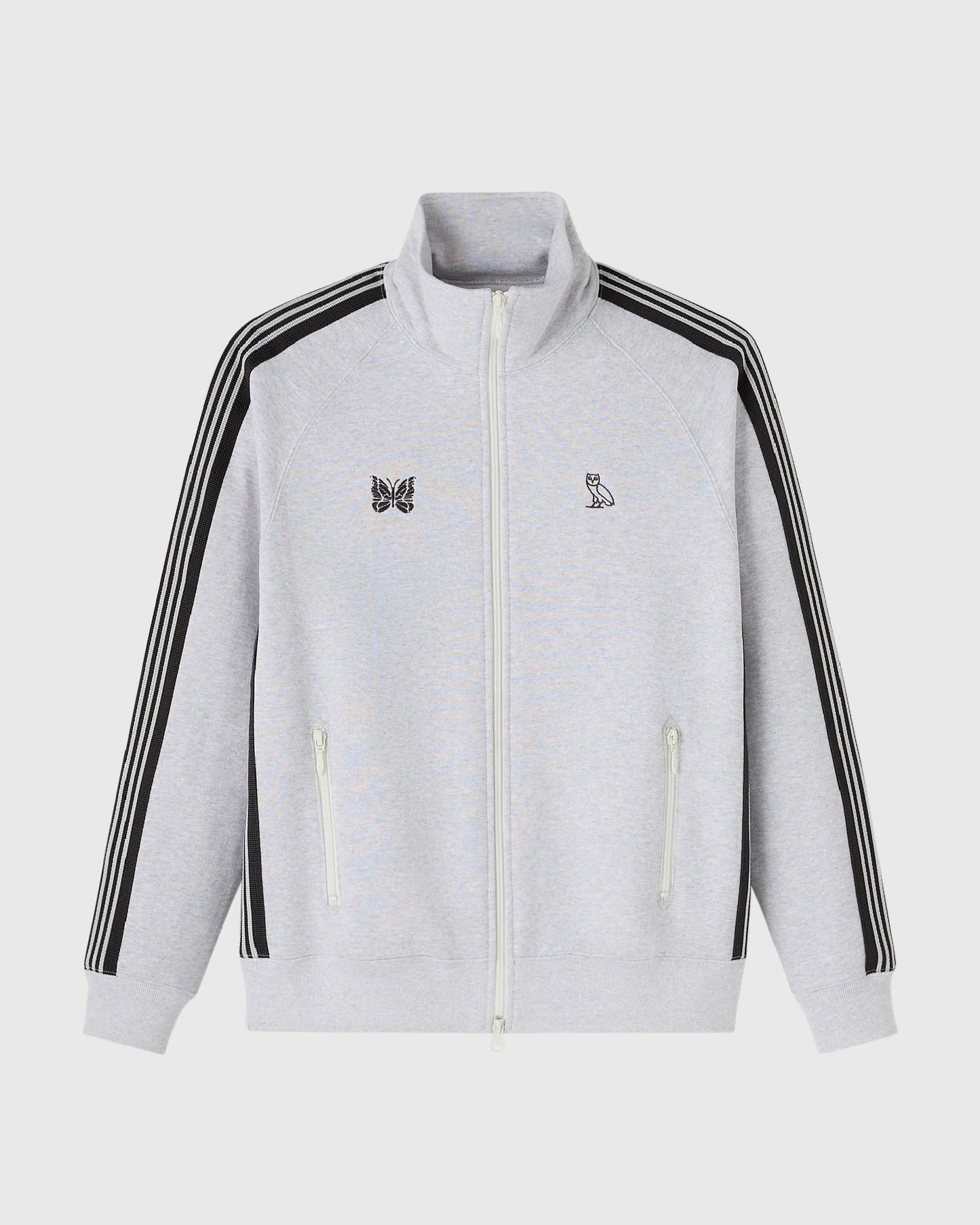 NEEDLES Full Zip Track Jacket Heather Grey