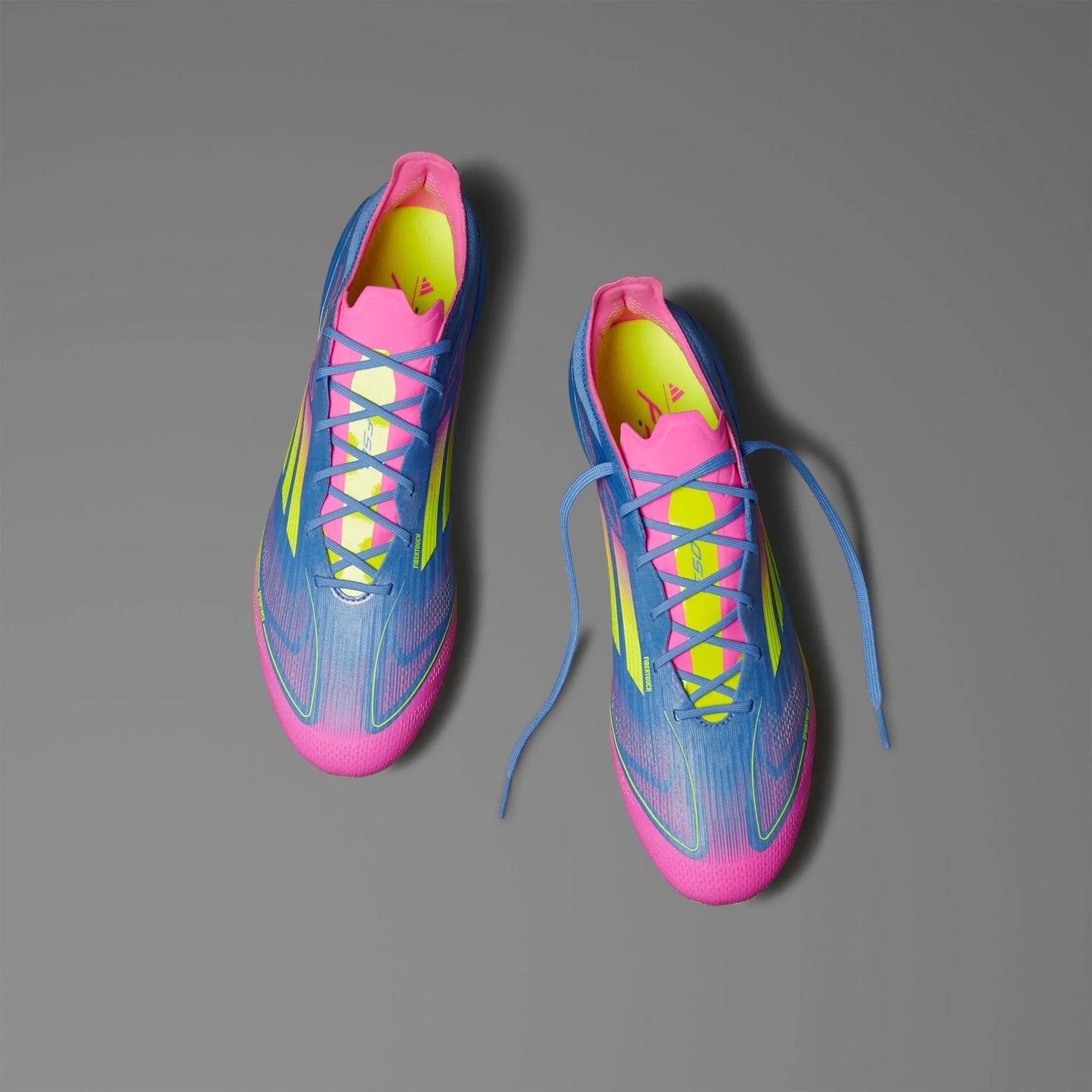 adidas F50 Elite Firm Ground Boots Blue Fusion Lucid Lemon Lucid Pink