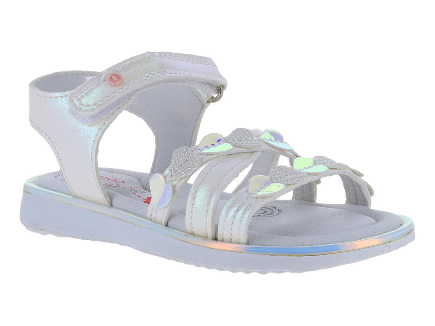 Sandalias Teen Bambino Blancas para Niña