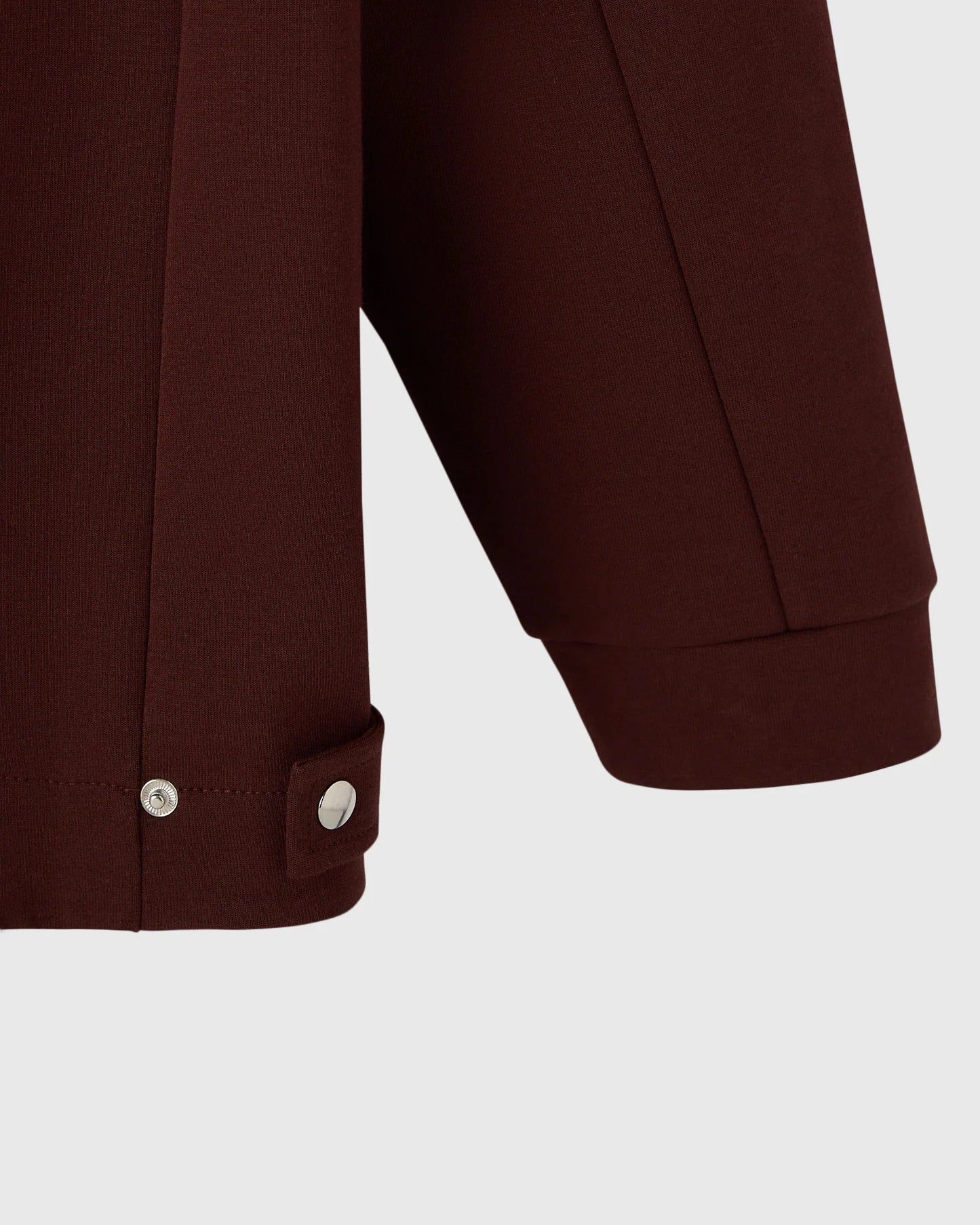 Double Knit Script Overshirt Cocoa