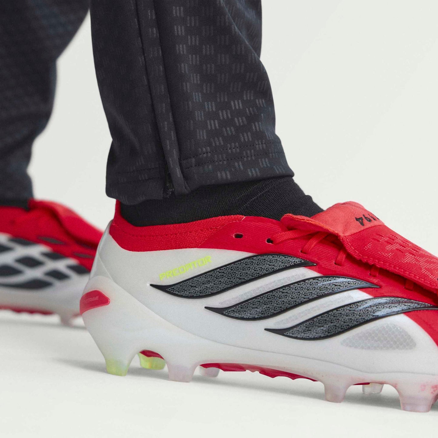 adidas Predator Elite Fold Over Tongue FG Firm Ground Mens Soccer Cleats Lucid Red Black White