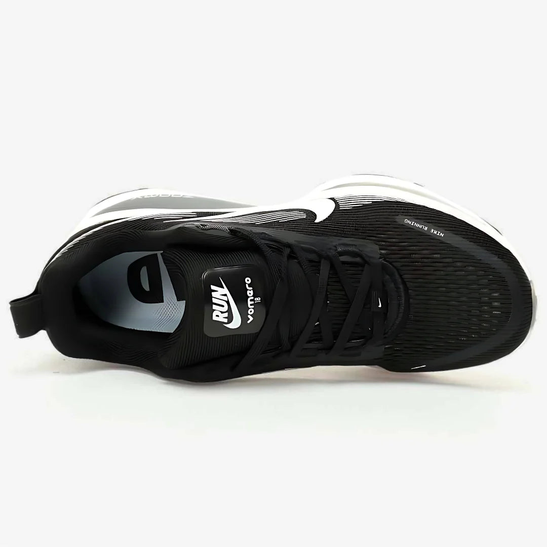 Nike Vomero 18 Preto Branco Cinza