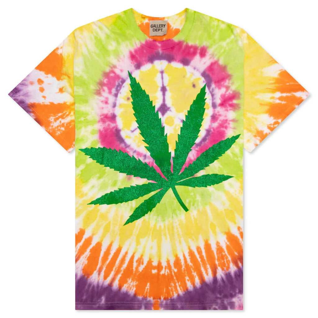 Weed Tee Tie Dye