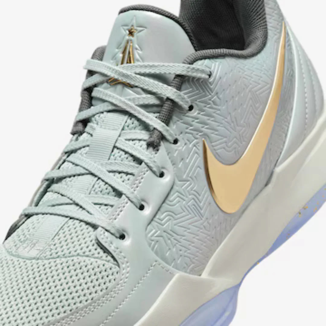 Tênis Nike Ja 2 Tree Top Light Silver and Metallic Gold