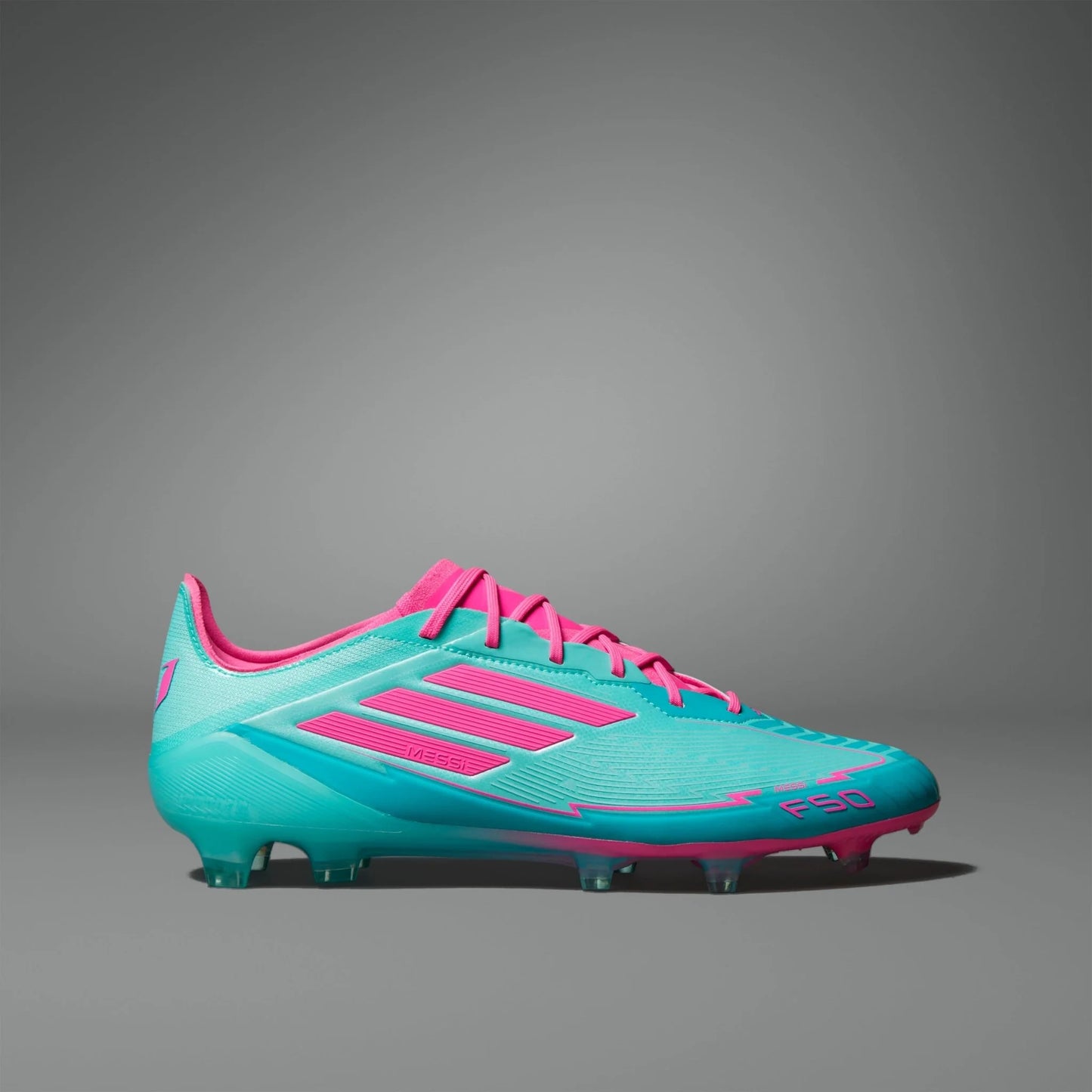 adidas F50 Elite Messi Firm Ground Boots Aqua Pink