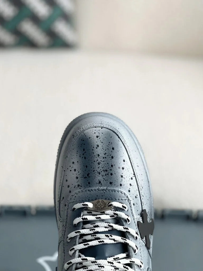 Chrome Hearts x Nike Air Force 1 Grey Black Sneakers