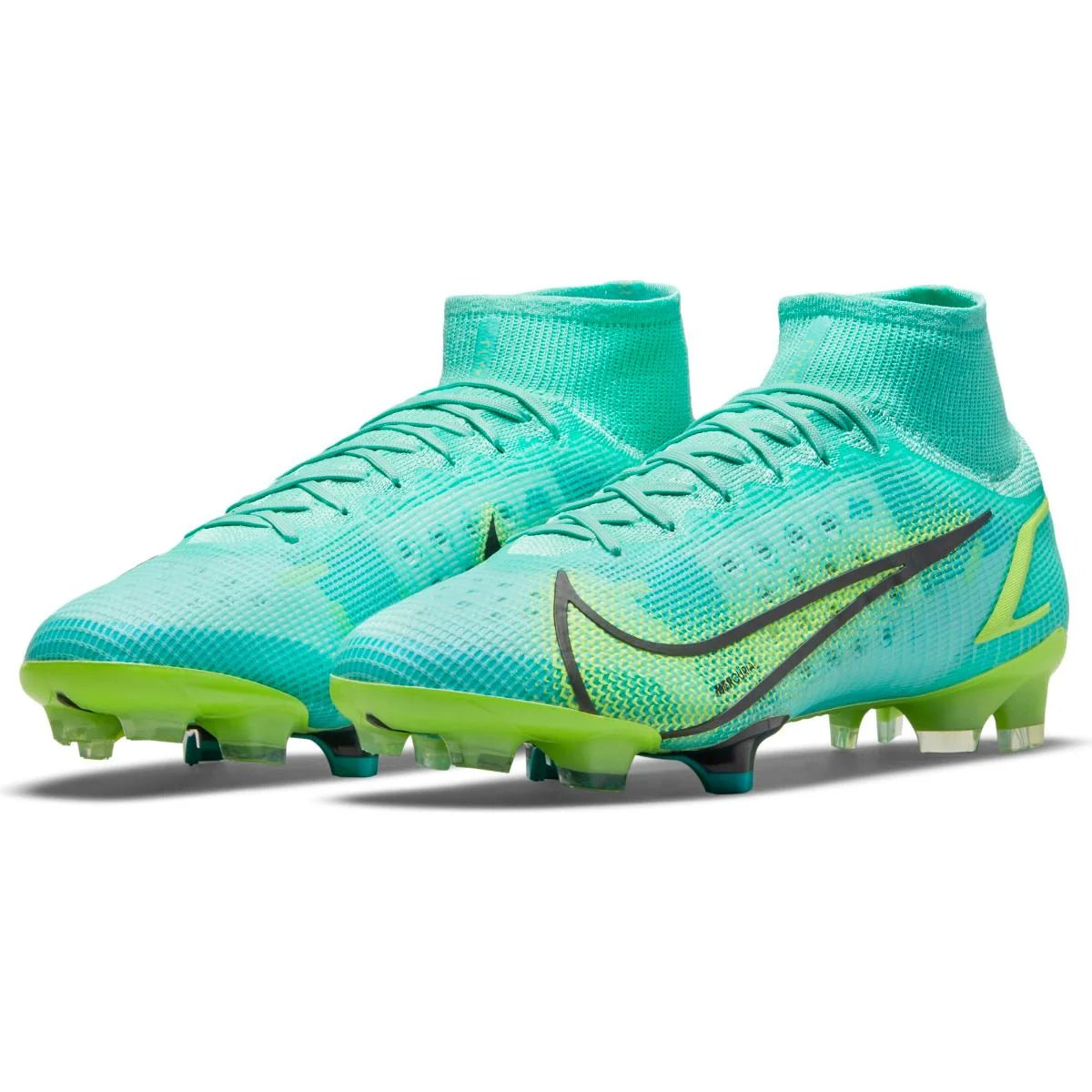 Nike Superfly 8 Elite FG Firm Ground Soccer Cleats Dynamic Turq Lime