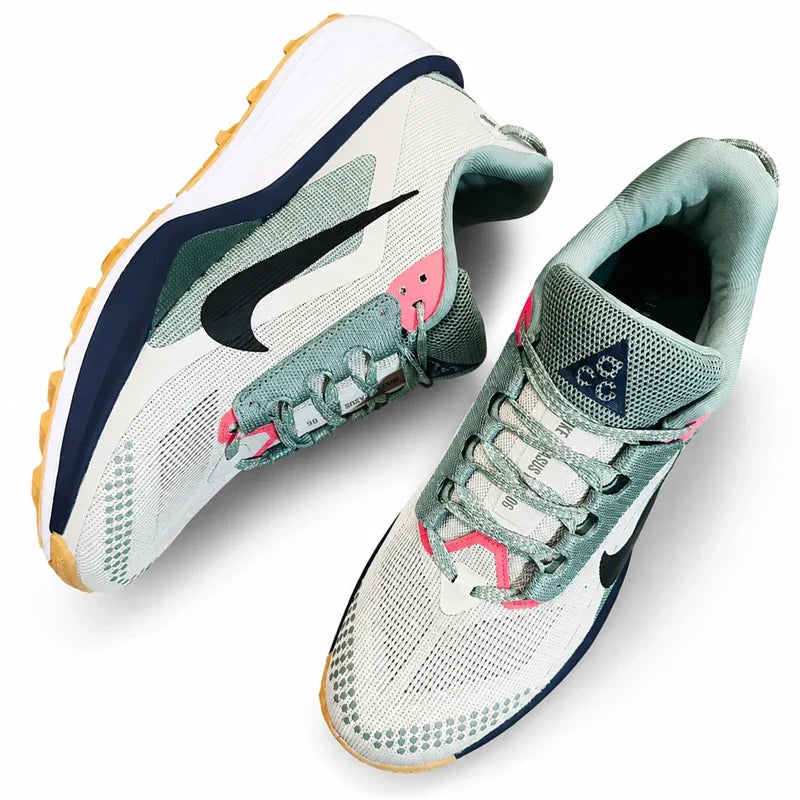 Nike Pegasus Trail 5 Gris Clair Blanc Vert Sauge
