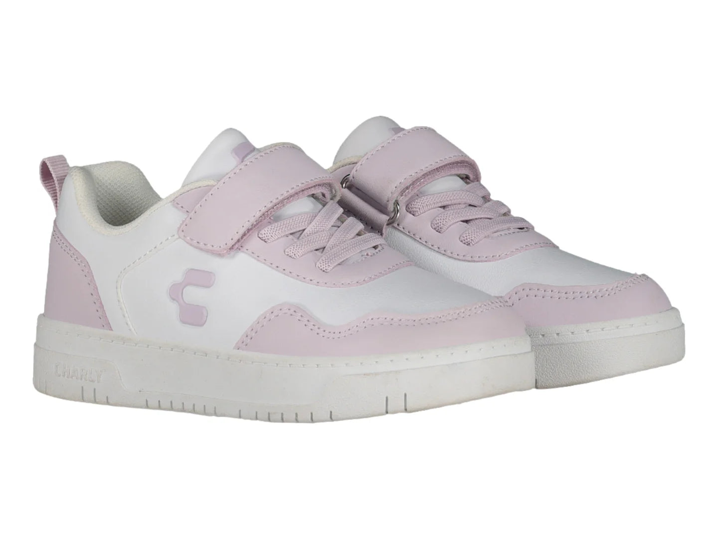 Tenis Charly Blanco y Rosa para Niña
