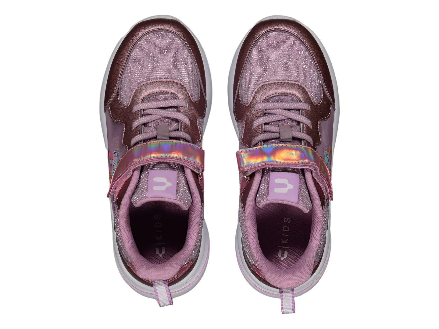 Tenis Charly Morado y Blanco para Niña