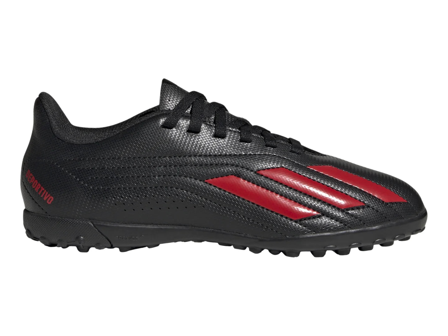 Tenis de Fútbol Adidas Deportivo II Negro y Rojo para Niño