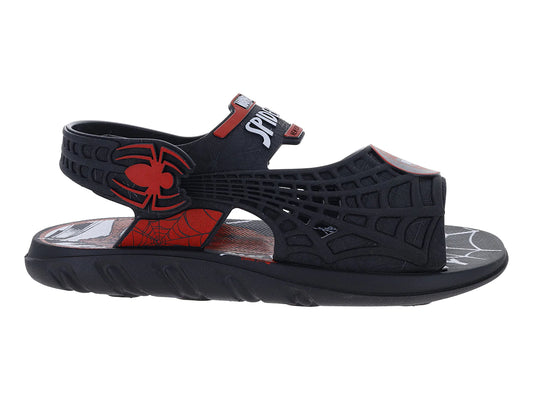 Sandalias Ipanema Disney Spider Man Negro Rojo para Niño