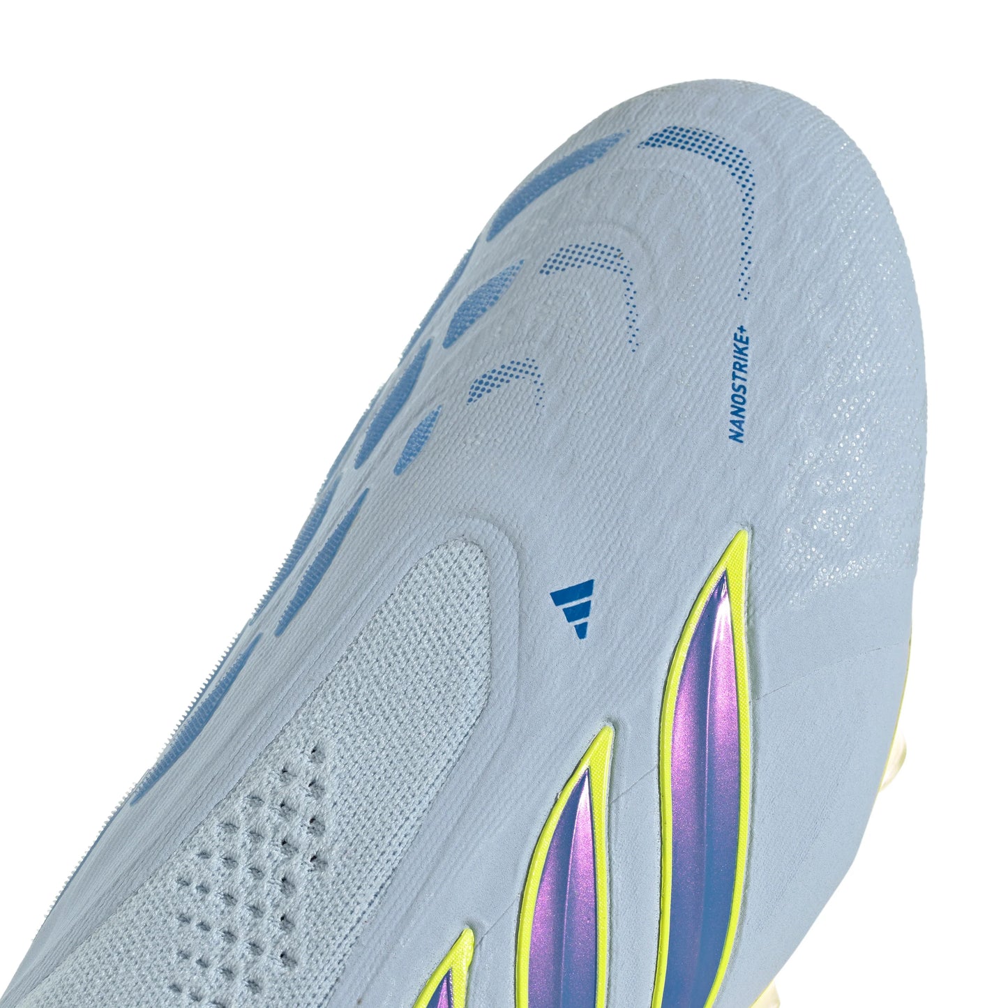 adidas Predator Elite Laceless FG Firm Ground Mens Soccer Cleats Sky Blue Yellow