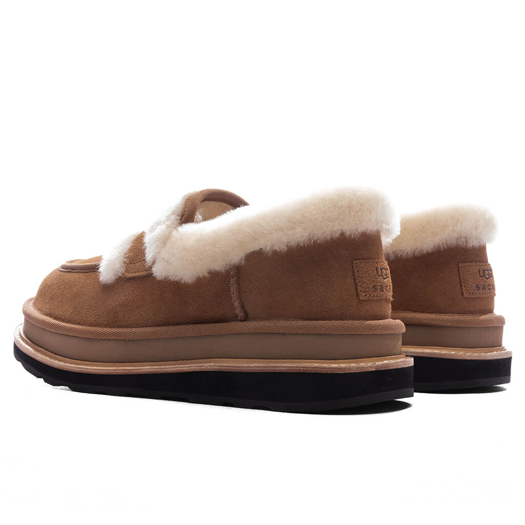 UGG x Sacai Womens Loafer Chestnut