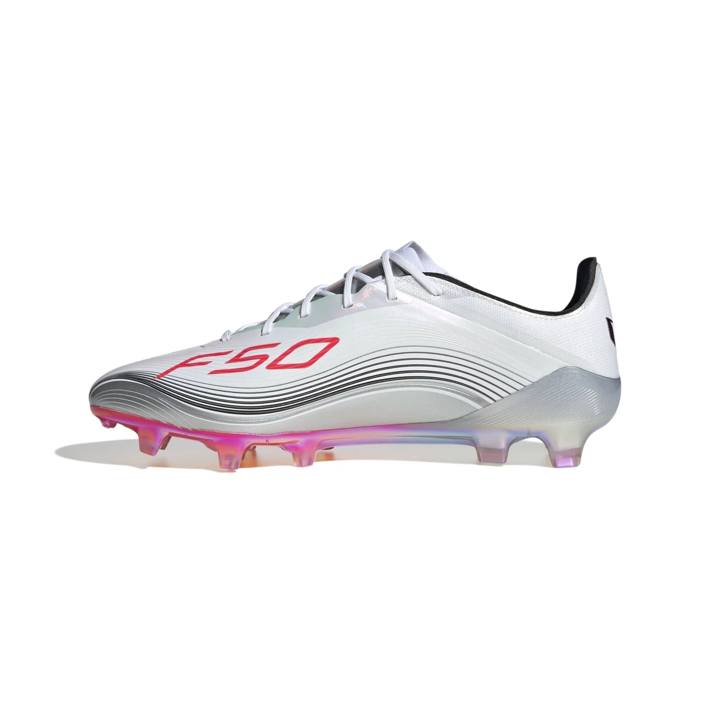 adidas F50 Messi Elite Firm Ground Soccer Cleats White Red