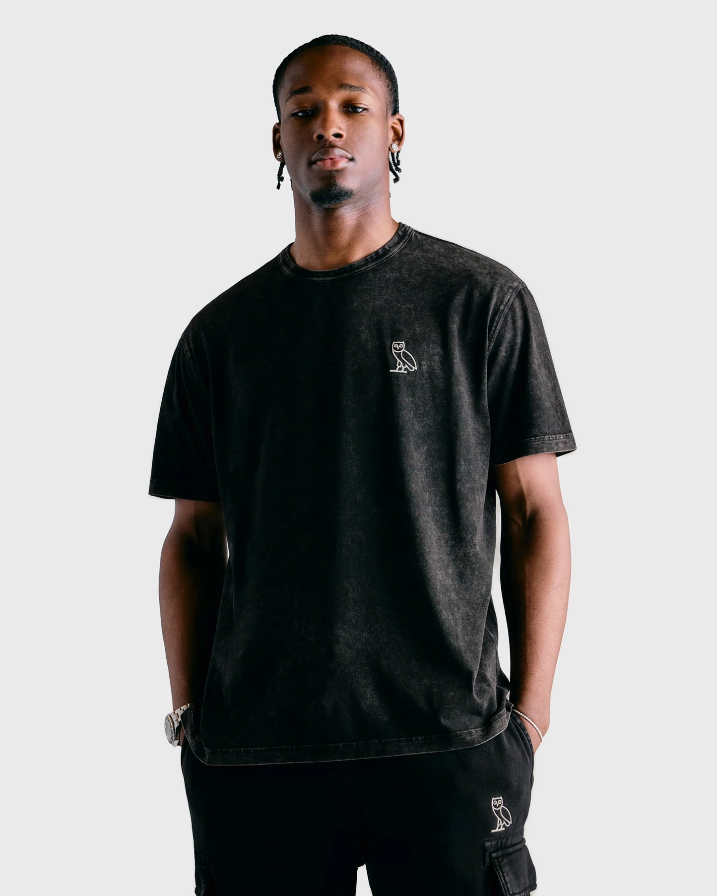 Muskoka Tee Garment Dyed Black