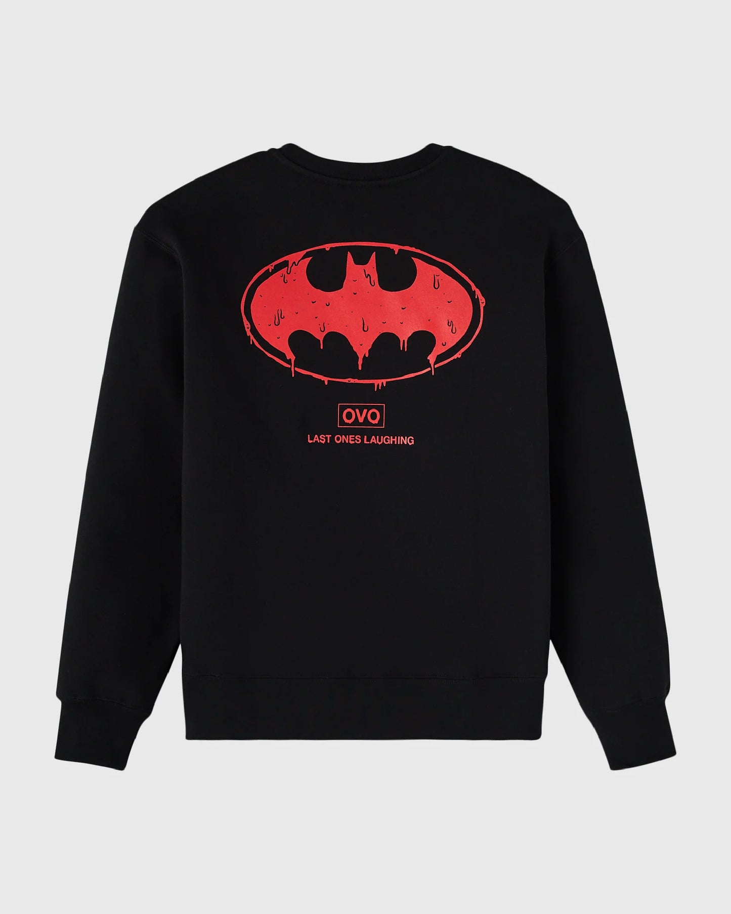 Bat Smile Crewneck Sweatshirt Black