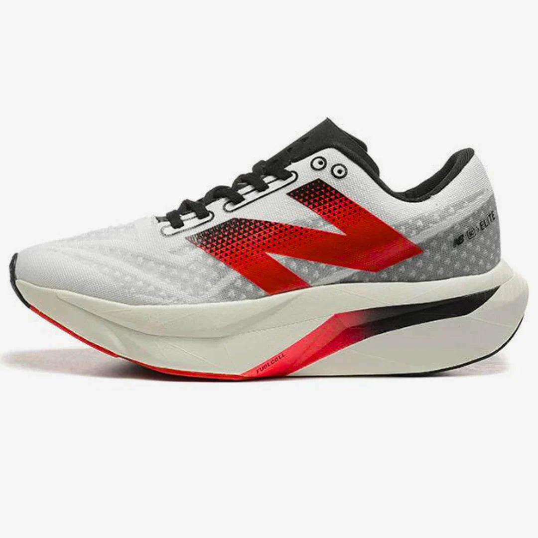New Balance Fuelcell Supercomp Elite V4 Branco Vermelho Preto