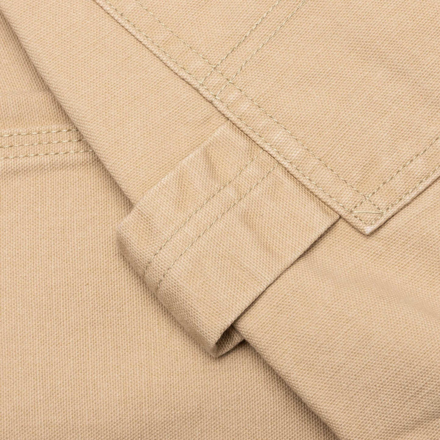 Washed Duck Work Pants Beige