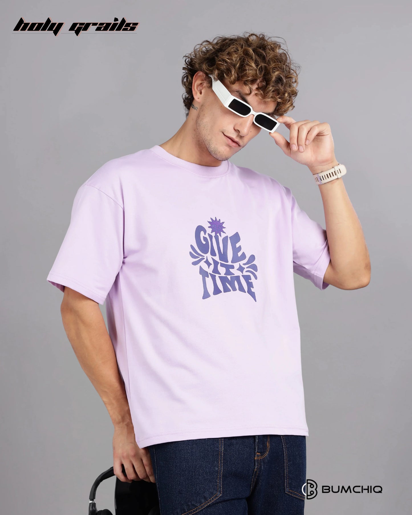 Fake Make Pink Oversize Tee HG x Bumchiq