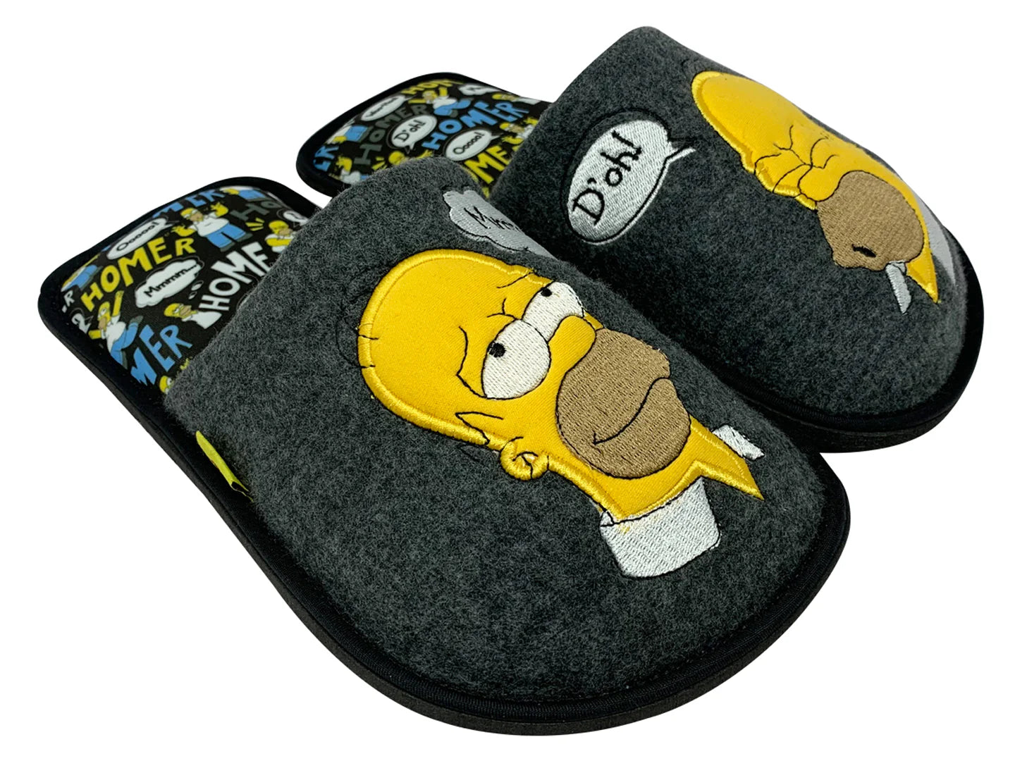 Pantuflas ARRA Homero Simpson Gris para Hombre