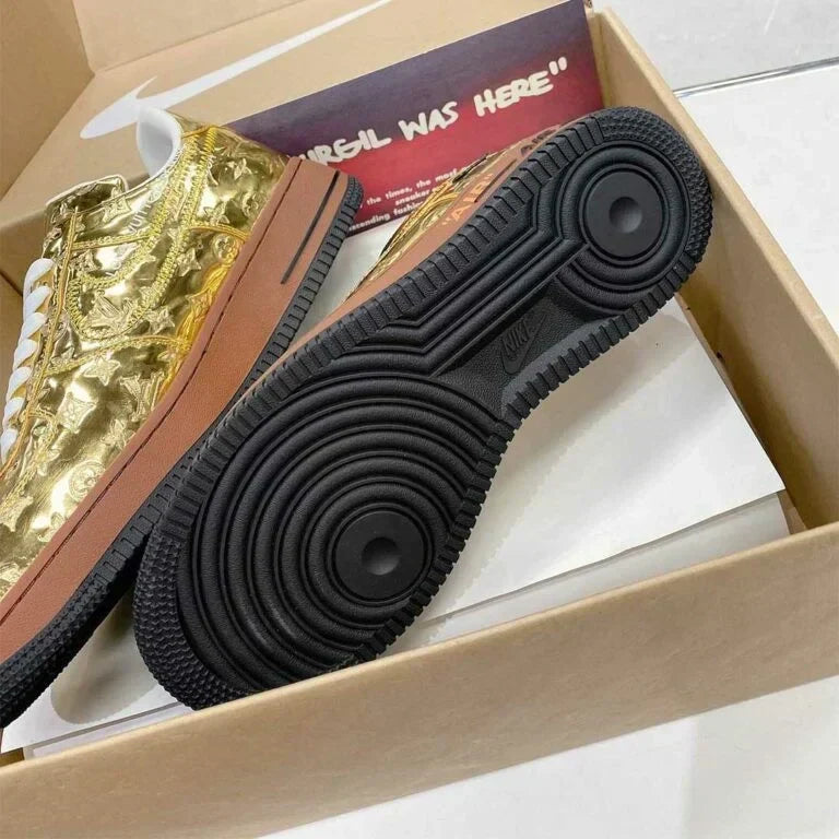 Louis Vuitton x Nike Air Force 1 Low Gold